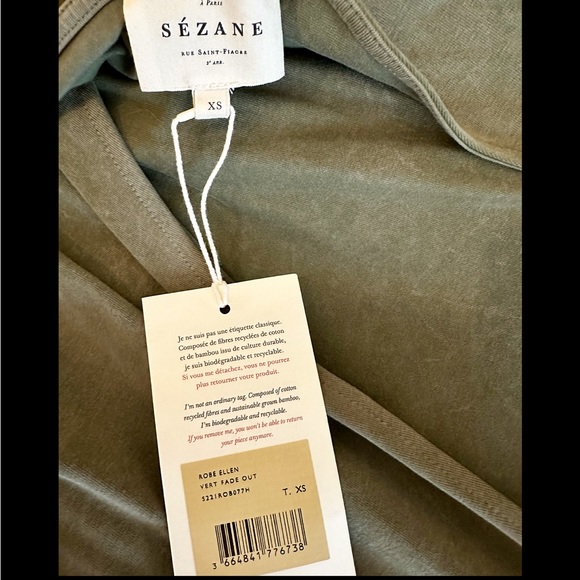 NWT Sezane Ellen Dress - Picture 6 of 7